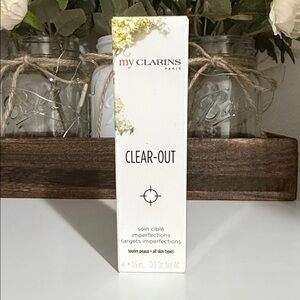 My Clarins Clear-Out Blemish Targeting Treatment 0.5 oz / 15 mL Open Box Unused